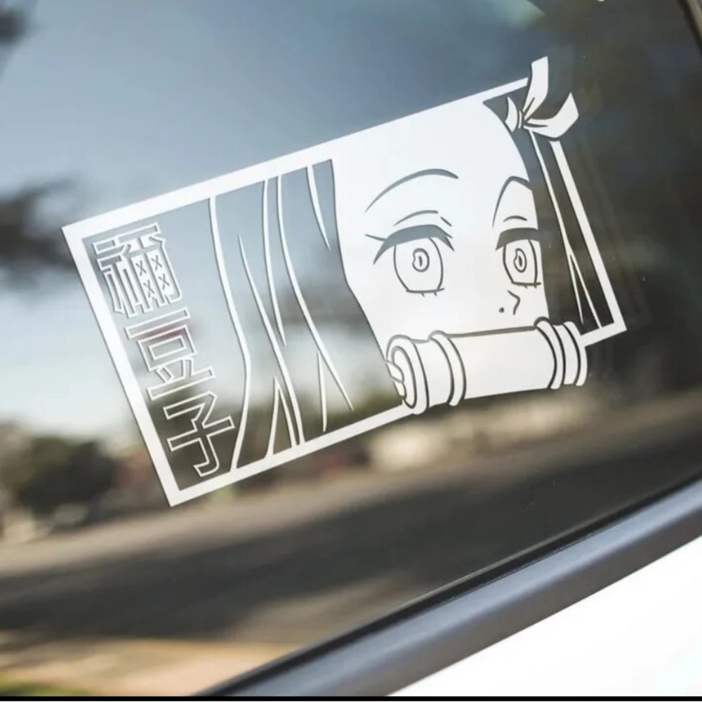 Demon Slayer Nezuko Vinyl Decal Laptop Sticker Car Decal